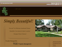 Tablet Screenshot of cobblecreekapt.com